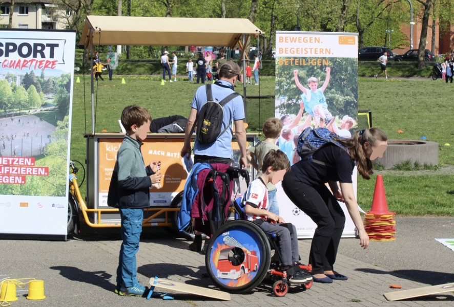 Du betrachtest gerade Das kick mobil beim Inklusiven Sporttag 2026
